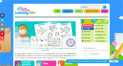 Desktop Screenshot of kidslearningville.com